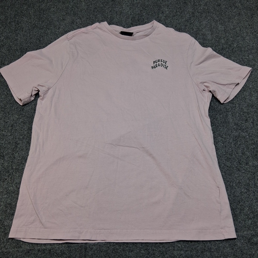 H&M Persue‎ Paradise Color Pink Unisex t-shirt Size Large